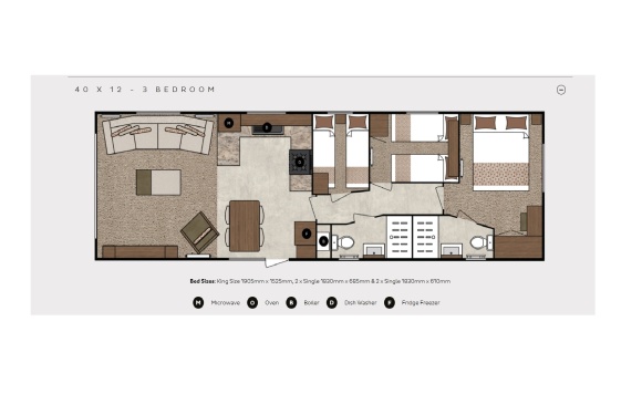 Super Luxury Caravan (3 Bed) image