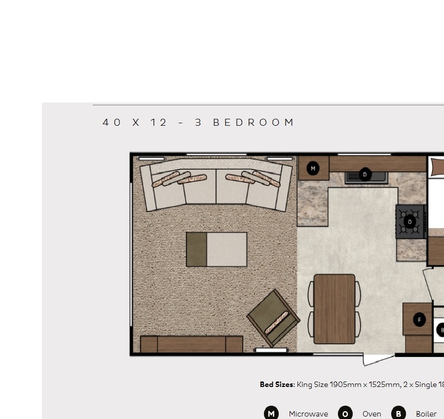Super Luxury Caravan (3 Bed)