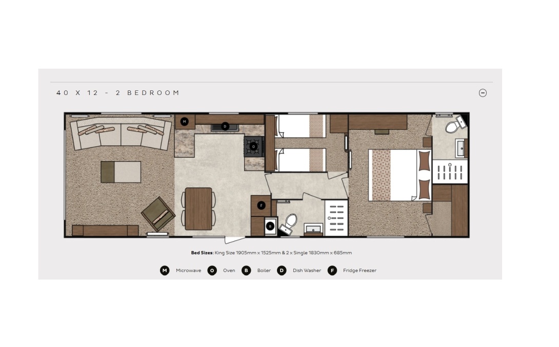 Super Luxury Caravans (2 Bed)