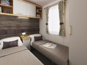 2022 Swift Bordeaux - Twin Bedroom