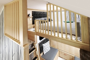 S-Pod 6 towards Mezzanine bunks